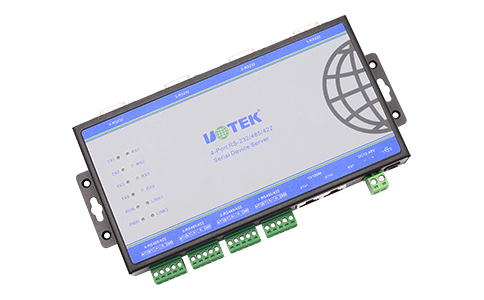 UT-W6804CN 壁掛式4口 RS232/485/422 串口服務器