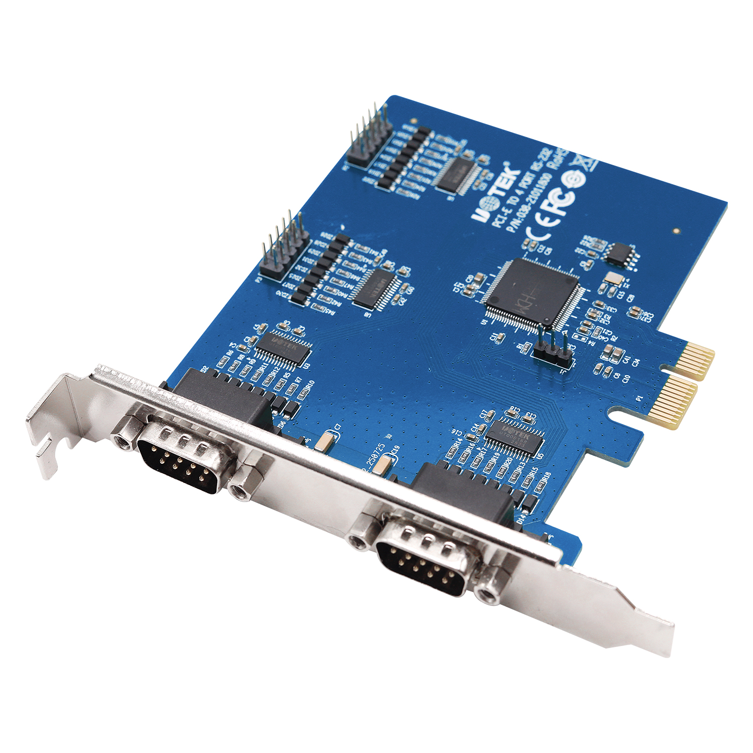 PCI-E轉4口RS-232多串口卡