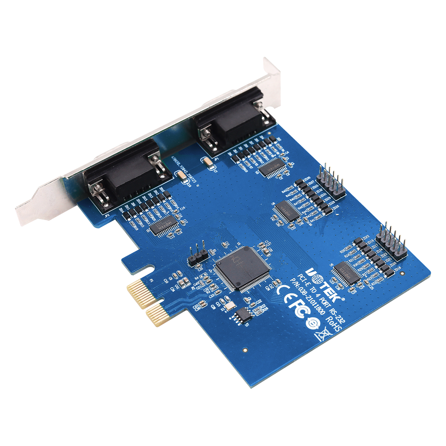 PCI-E轉4口RS-232多串口卡